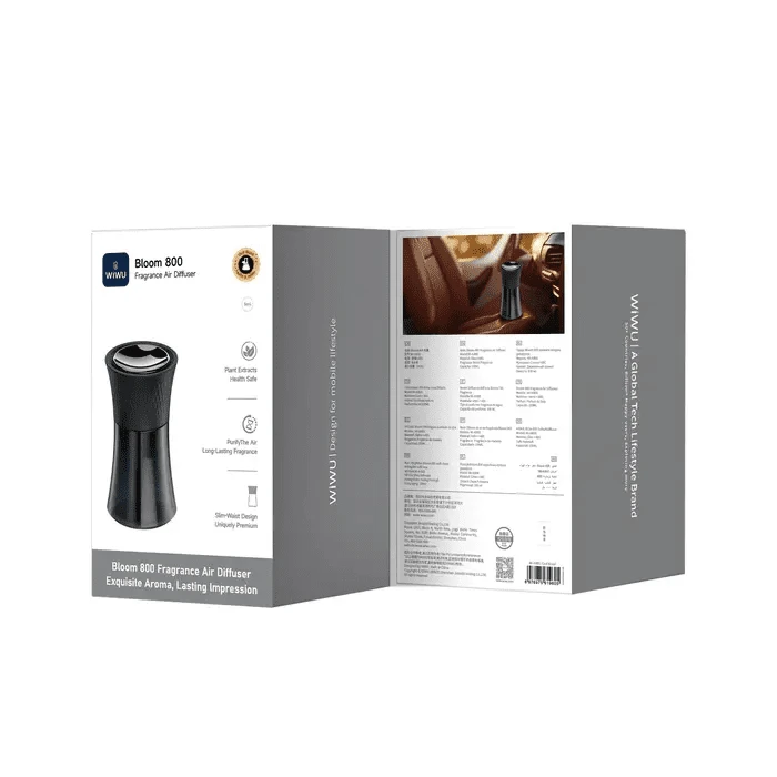 Wiwu wi-ai800 bloom 800 difuzor de aer parfumat cu ceai zen 100ml negru 3