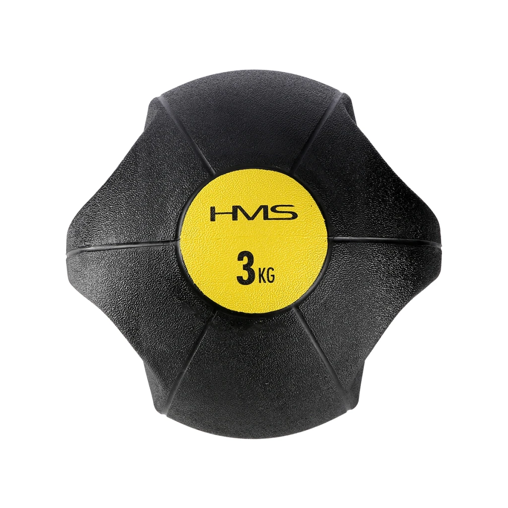 Медицинский мяч с ручками 3 kg nku03 hms 2