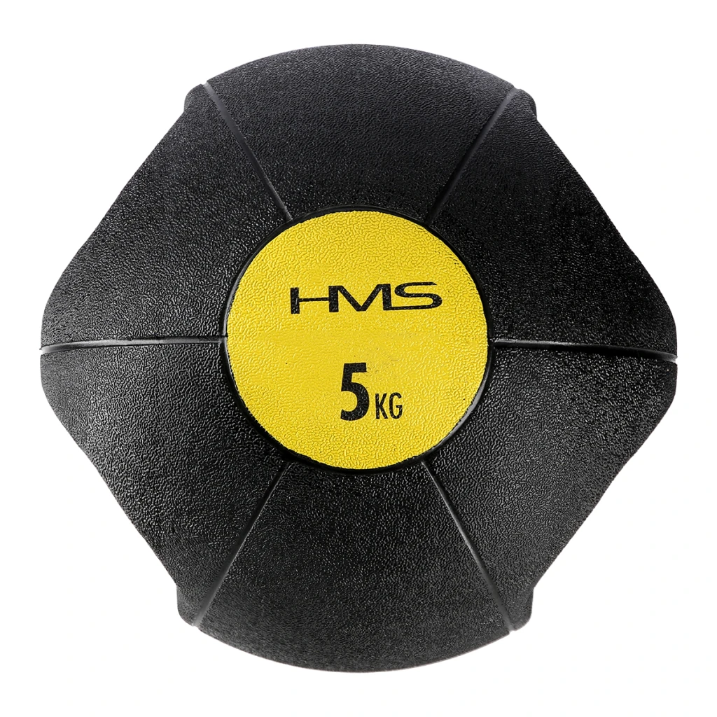 Медицинский мяч с ручками 5 kg nku05 hms 2