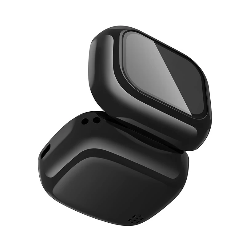 Căști bluetooth hoco des53 enthusiast cu ecran tactil inteligent, negre 3