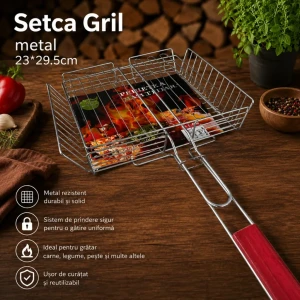 Setca gril, metal 23*29.5cm, at1201-1
