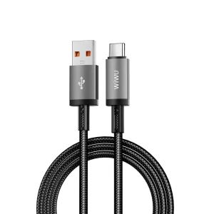 Wiwu titanlink серия кабель для зарядки 1 м wi-c054 usb-a на usb-c серый Thumbnail 2