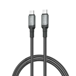 Xo nb-q264a usb-c на usb-c 240w высокой мощности кабель для передачи данных 1 м черный