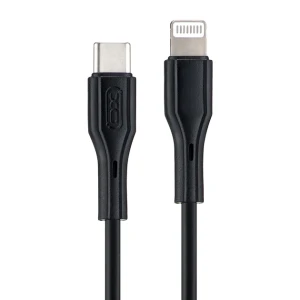 Xo nbq231a rock серия usb-c на lightning 27w кабель для передачи данных черный