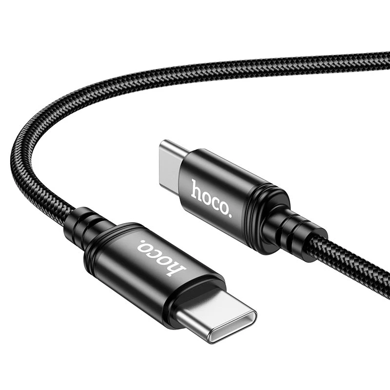 Hoco x91 radiance 60w кабель для зарядки и передачи данных для usb-c на usb-c(длина 3 м) черный 2