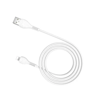 Hoco x37 cool power cablu pentru încărcare și transfer de date pentru lightning(lungime 0.5 m) alb