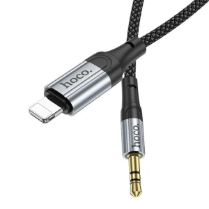 Hoco upa26 fresh cablu adaptor audio digital lightning negru