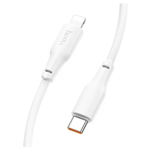 Hoco x93 force pd20w cablu pentru încărcare și transfer de date lightning(lungime 1 m) alb