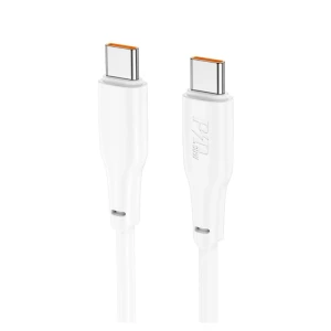 Hoco x93 force 60w кабель для зарядки и передачи данных usb-c на usb-c(длина 1 м) белый Thumbnail 3