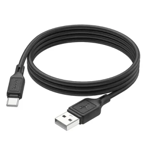 Hoco x90 cool din silicon cablu pentru încărcare și transfer de date pentru usb-c negru