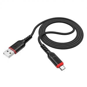 Hoco x59 victory cablu pentru încărcare și transfer de date micro-usb(lungime 2 m) negru
