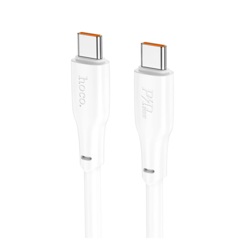 Hoco x93 force 240w fast кабель для зарядки и передачи данных usb-c на usb-c(длина 1 м) белый 2