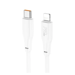 Hoco x93 force pd20w кабель для зарядки и передачи данных lightning(длина 2 м) белый