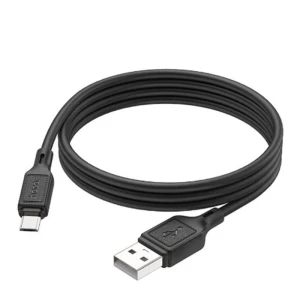 Hoco x90 cool силиконовый кабель для зарядки и передачи данных для micro-usb черный