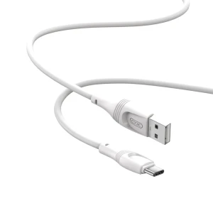 Xo nb238 zeus серия из жидкого силикона повышенной эластичности usb-c длина 3 м белый