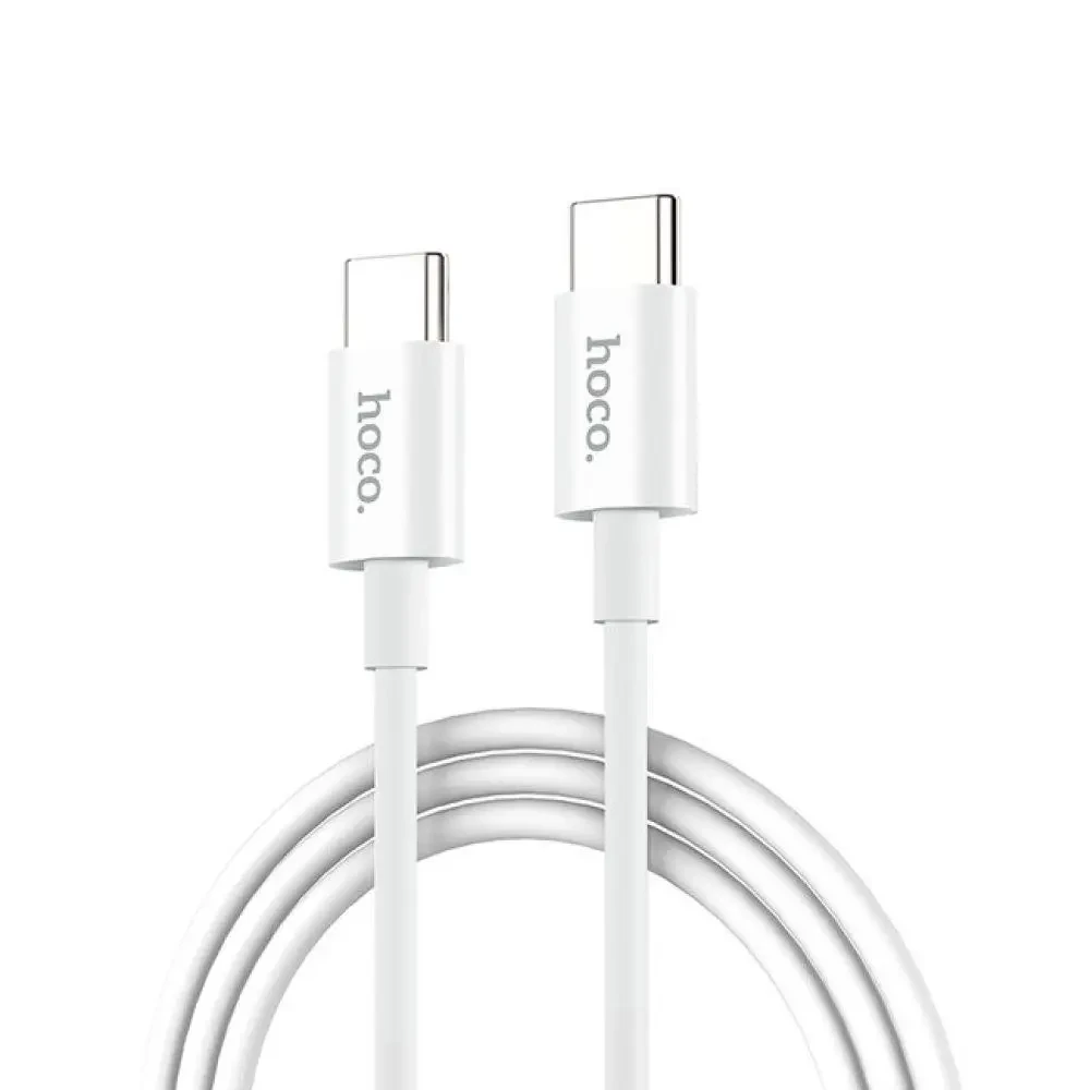 Hoco x88 gratified 60w cablu pentru încărcare și transfer de date pentru usb-c la usb-c(ambalat) alb 2
