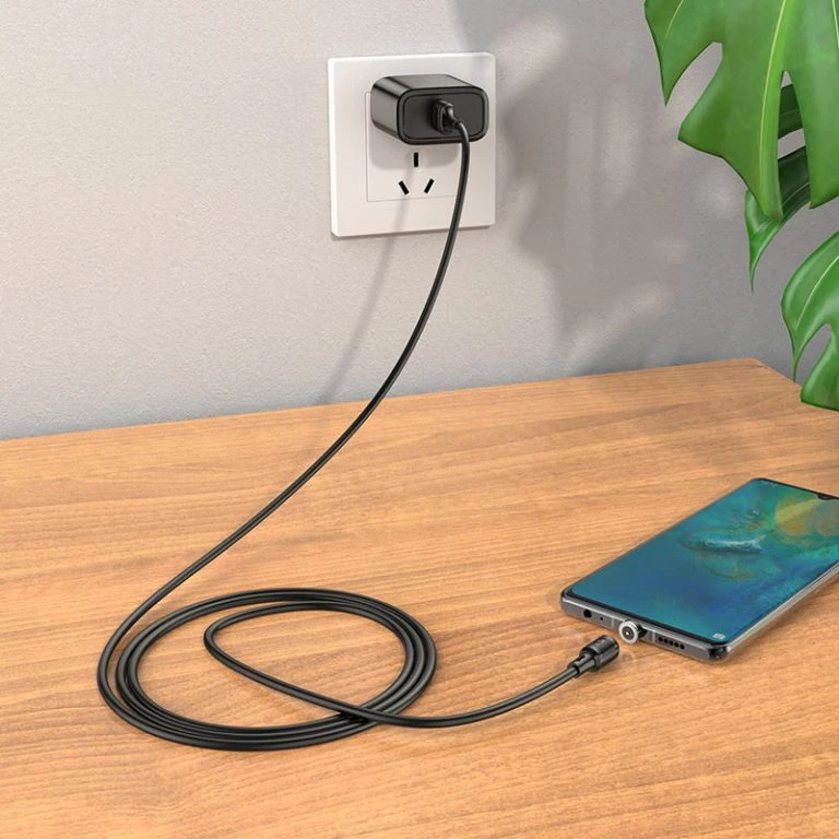 Hoco x52 sereno магнитный кабель для зарядки для usb-c черный 6