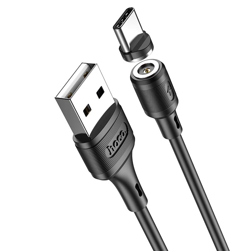 Hoco x52 sereno магнитный кабель для зарядки для usb-c черный 3