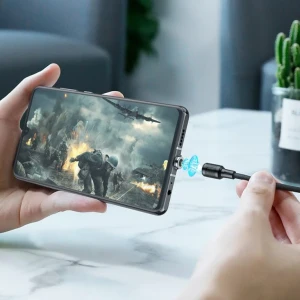 Hoco x52 sereno магнитный кабель для зарядки для usb-c черный Thumbnail 2