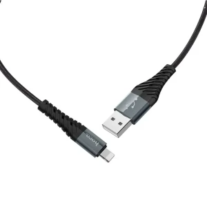 Hoco x38 cool cablu pentru încărcare și transfer de date pentru lightning negru