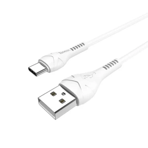 Hoco x37 cool power cablu pentru încărcare și transfer de date pentru usb-c alb