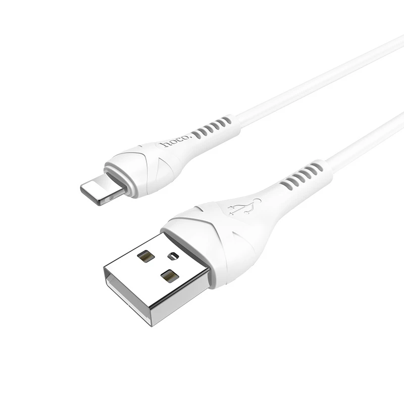 Hoco x37 cool power кабель для зарядки и передачи данных для lightning белый 2