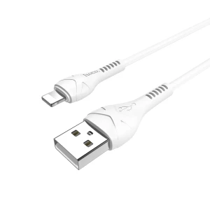 Hoco x37 cool power cablu pentru încărcare și transfer de date pentru lightning alb