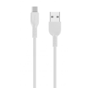 Hoco x20 flash usb-c cablu de încărcare(lungime 2 m) alb