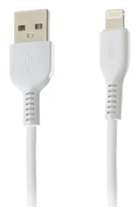 Hoco x20 flash lightning cablu de încărcare(lungime 3 m) alb