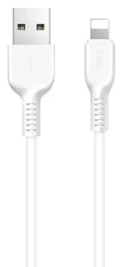 Hoco x20 flash lightning cablu de încărcare(lungime 1 m) alb