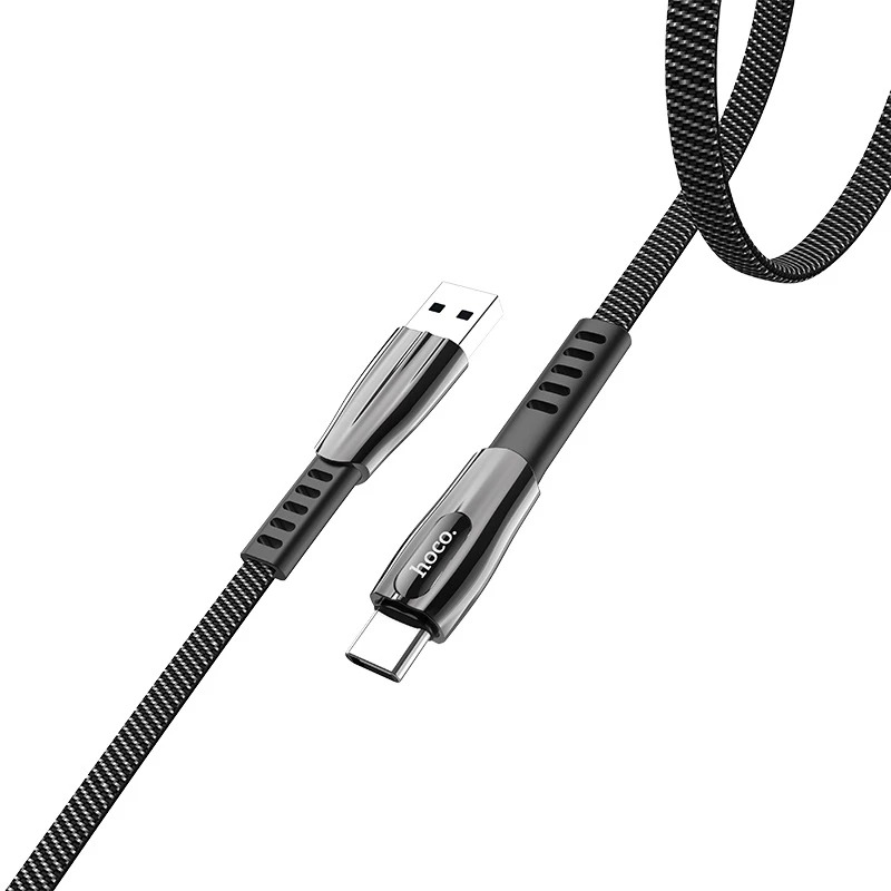Hoco u70 splendor cablu pentru încărcare și transfer de date pentru usb-c gri închis 2