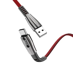 Hoco u70 splendor cablu pentru încărcare și transfer de date pentru usb-c gri închis
