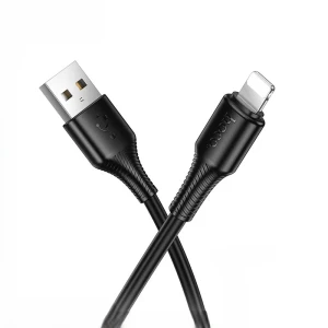 Hoco x120 beneficio cablu pentru încărcare și transfer de date lightning(ambalat) negru