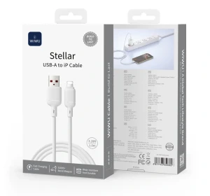 Wiwu stellar wi-c087 usb-a на lightning белый Thumbnail 3