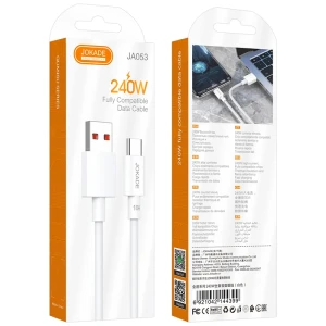 Jokade ja053 quansu seria 240w cablu universal compatibil pentru încărcare și transfer de date alb Thumbnail 2