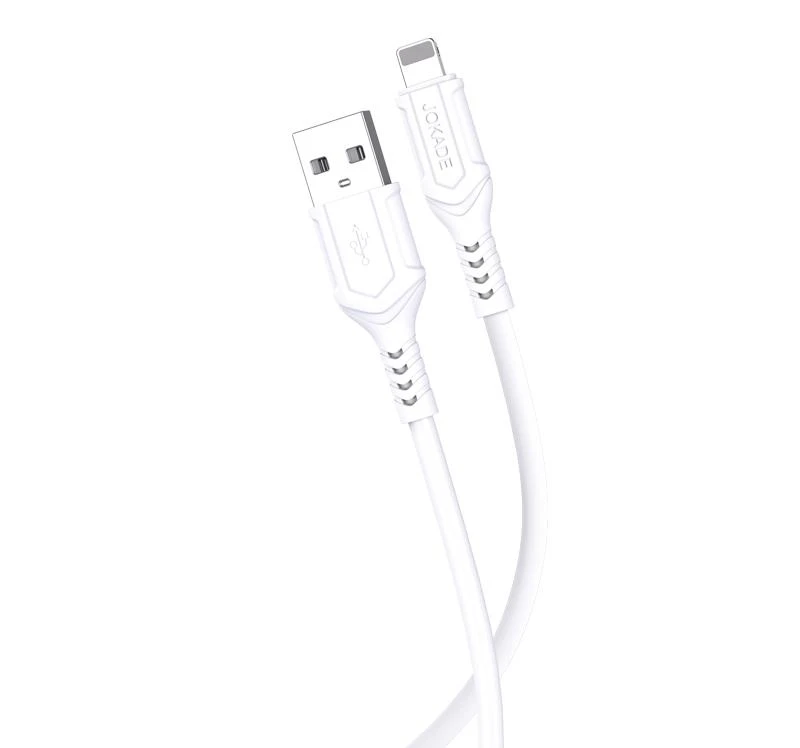 Jokade ja010 zhizun seria cablu pentru încărcare și transfer de date (lungime 1 m) (lightning) alb 2