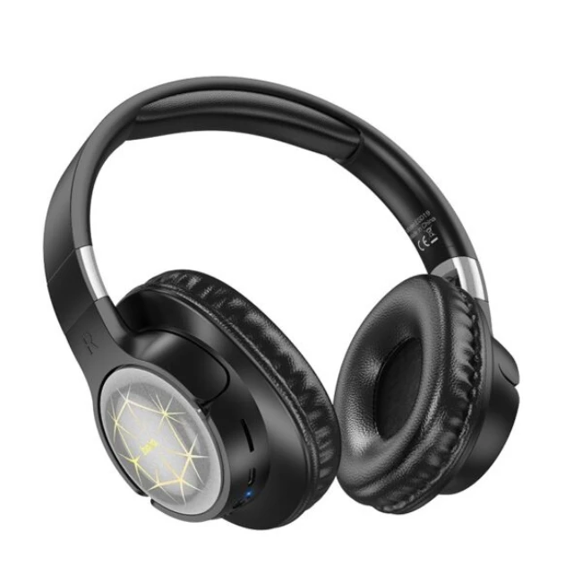 Hoco esd19 cool shine — bluetooth-наушники с подсветкой 3