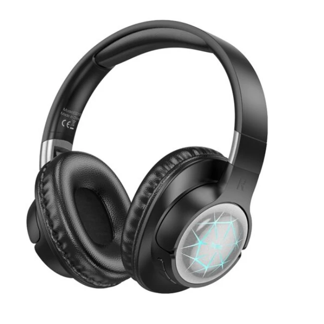 Hoco esd19 cool shine — bluetooth-наушники с подсветкой 4