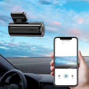 Kaku ksc-1130 hidden wifi dash cam with app control, black Thumbnail 3