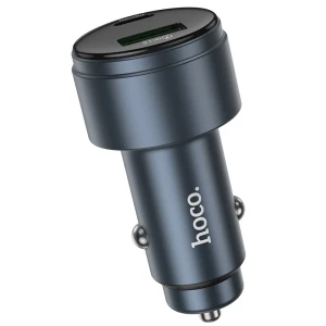 Hoco z57b glorious — încărcător auto 63w cu afișaj digital, pd45w + qc3.0