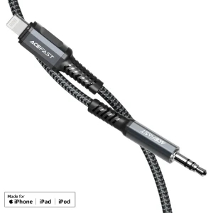 Acefast c1-06 — cablu audio lightning → 3.5 mm din aliaj de aluminiu