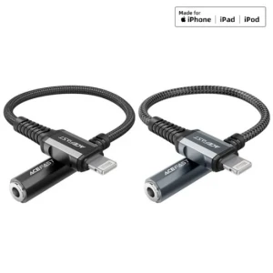 Acefast c1-05 — adaptor lightning → 3.5 mm pentru căști din aliaj de aluminiu Thumbnail 2