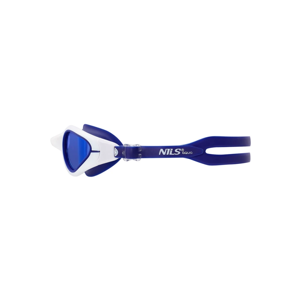 Очки для плавания nqg480maf blue/ white nils 3