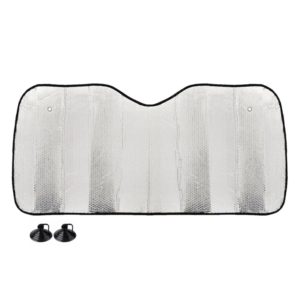 01531 parasolar auto argintiu – sun cover 130 x 60 cm, pe bubble 2