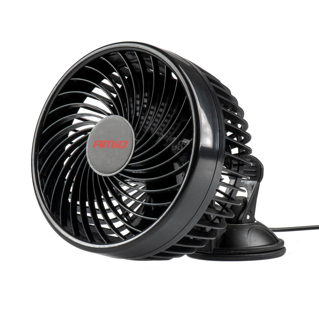 03003 ventilator auto amio pro simplu, 6’, cu ventuză, 12v, 2 viteze 2