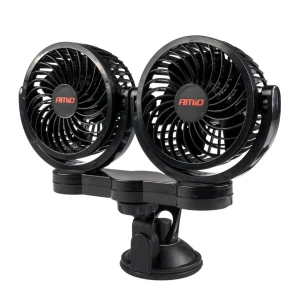 03010 ventilator auto amio pro dublu, 4’, cu ventuză, 12v, 2 viteze Thumbnail 2