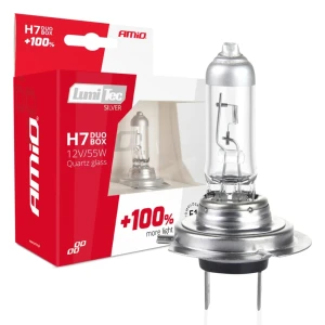 01403 becuri halogen h7 12v 55w lumitec silver +100% duo Thumbnail 2