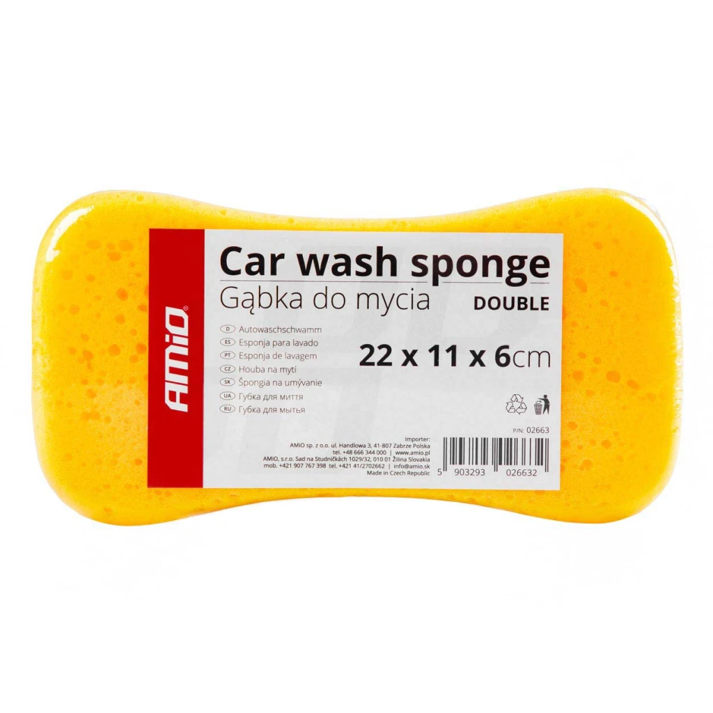 02663 burete pentru spălarea mașinii amio double 22 x 11 x 6 cm 2