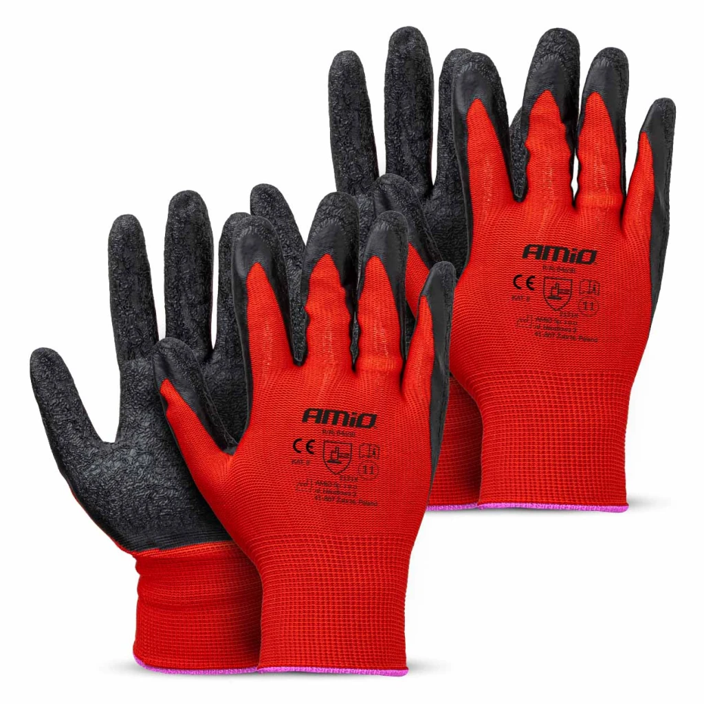 04638 manusi de protectie acoperite cu latex pe,marimea 11 (4 buc) 2