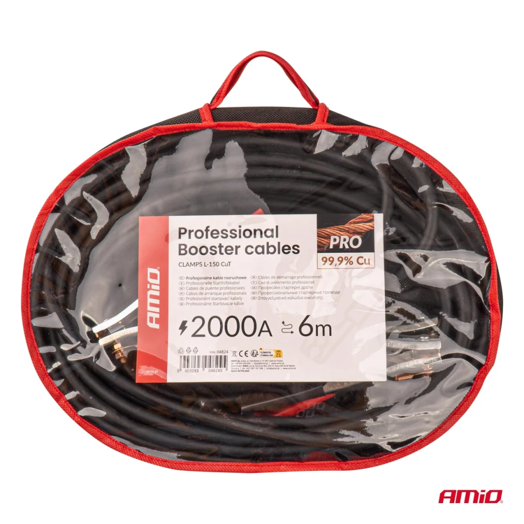 04824 сabluri de amplificare 99,9% cupru 2000a - 6m 2